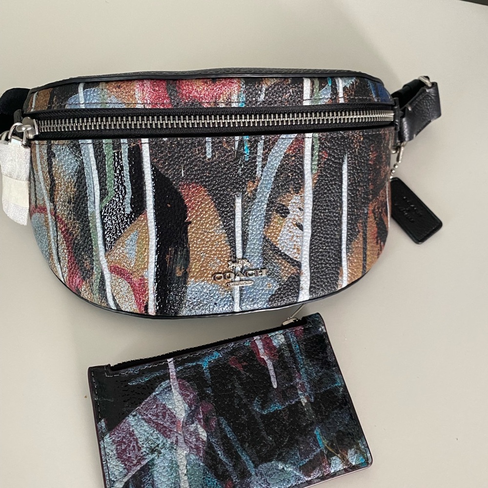 Coach X Mint + Serf Bethany Belt Bag and matching wallet